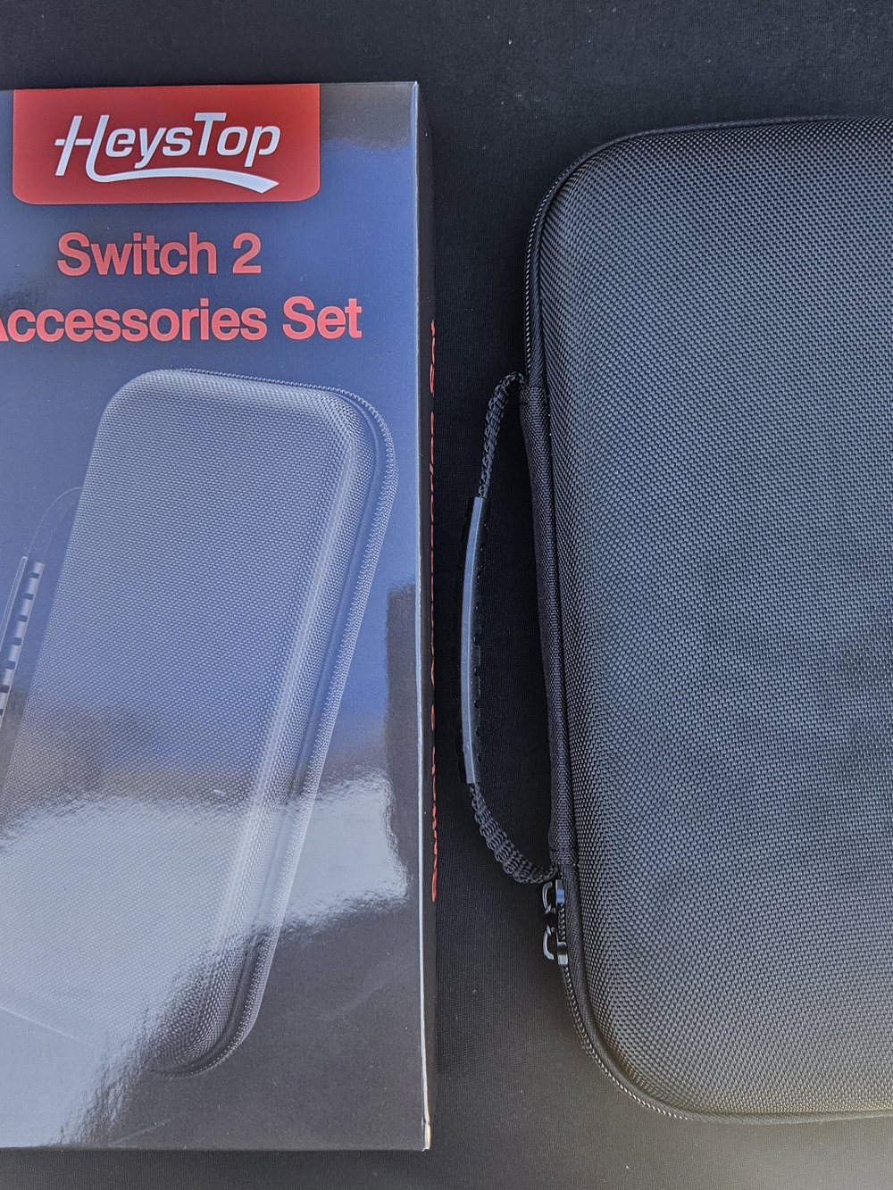 HeysTop Switch 2 Accessories Set - Black Carry Case